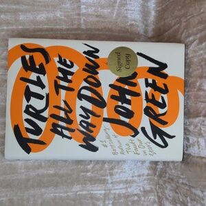 SIGNED John Green Turtles All The Way Down book